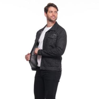 Imagem de Jaqueta Masculina casual Moda jeans Casaco Cores Clássico-Feminino