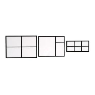 Imagem de UGPLM Miniatura de janela, materiais de construção, decoração para casa, materiais de layout de construção faça você mesmo, kit de modelo de diorama para, Style a