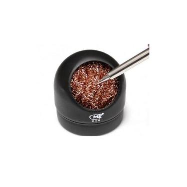 Imagem de Suporte com Esponja Metálica para Ferro de Solda CMT-599B - Preto - Ro