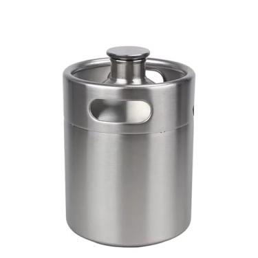 Imagem de Barris de cerveja de aço inoxidável 304 de 2L/3,6L/4L/5L, dispensador de cerveja de raiz de café, bar de enchimento de cervejaria, festa de cerveja caseira(4L)