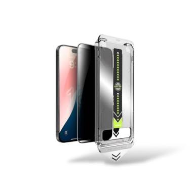 Imagem de Kit 2 Película Privacidade 3D Vidro com Aplicador para iPhone (Todos os Modelos) – Anti Impacto, Resistência Premium e Proteção Aplicação Automatica Kit de limpeza incluso Compatível iPhone - Premium® (XR/11)
