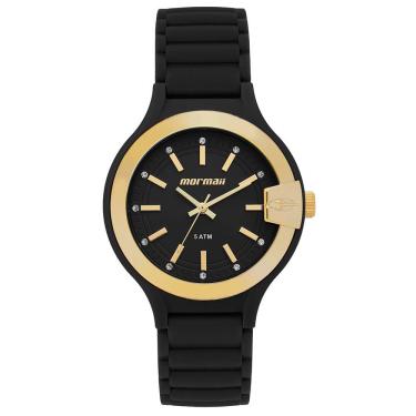 Imagem de Relógio Mormaii Feminino Ref: Mo2036ju/8p Esportivo Analógico Black