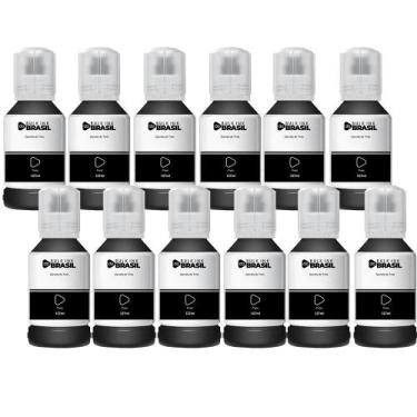 Imagem de Kit 12 Tintas Para Epson L4160 L4150 T504 L6171 L6161 L6191 - Bulk Ink