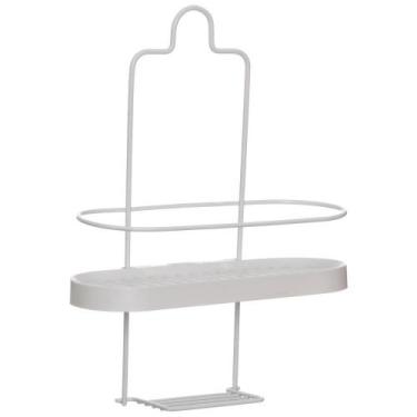 Imagem de Porta Shampoo Wave com 1 Bandeja White - Metaltru