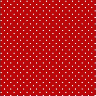 Imagem de Tecido Tricoline Mini Poá Fundo Vermelho - Peripan - 50 x 150 cm - Ide
