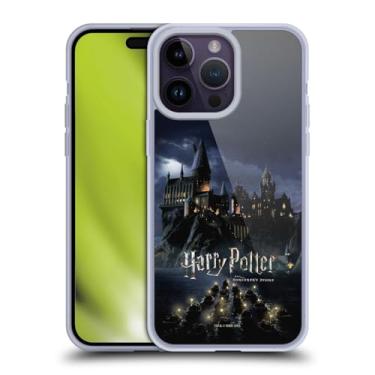 Imagem de Head Case Designs Capa de gel oficialmente licenciada Harry Potter Castle Sorcerer's Stone II [proteção de grau militar] compatível com Apple iPhone 14 Pro Max e compatível com MagSafe