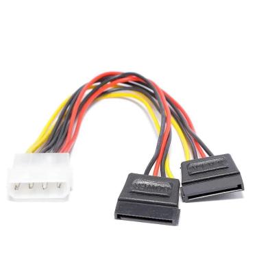 Imagem de Cabo Sata Energia Y Com 2 Pontas Para Hd 25Cm