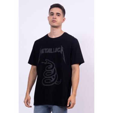 Imagem de Camiseta Metallica The Black Album - Piticas, XG, Preto, Unissex