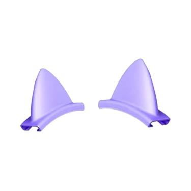 Imagem de LZYDD Orelha de gato de silicone para AKG Pro Audio K240 / K702 / K52 /K92 / K72 / SOMIC G951s Fone de ouvido para jogos / SteelSeries Siberia V2 /Samson SR850 (orelhas roxas de gatinho)