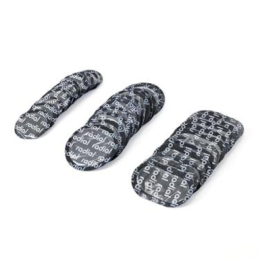 Imagem de ZERINT Kit de remendo de pneu radial TP-MRV3b 36 peças (diâmetro 1 5/6" (41 mm) 12 peças, diâmetro 2 1/4" (57 mm) 12 peças e 1 1/5.1 cm x 2 3/20.3 cm (38 x 61 mm) 12 peças em uma caixa)