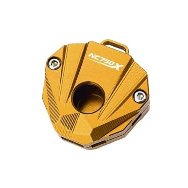 Imagem de Chaveiro Compatible With NC750X NC 750X 750 X DCT 2013- 2025 Accessories Motorcycle KeyCase Key Shell Cover Protector KeyChain Chaveiro universal(Case-Gold)