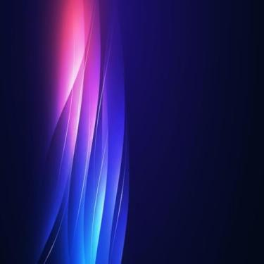 Imagem de Quadro Decorativo Neon Glowing Wave Background Arte Moderna para Parede Colorido 50x50cm