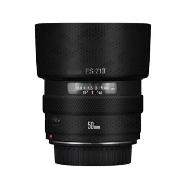 Imagem de Adesivo de lente de câmera EF 50 1.4 para Canon EF 50 mm F1.4 Película protetora de vinil decalque película (Mamba Preto)