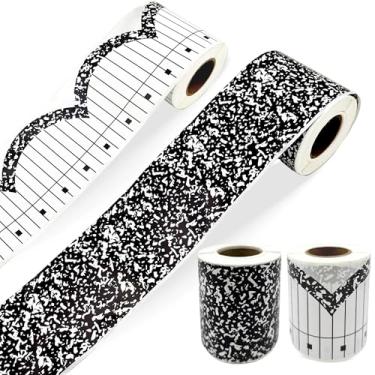 Imagem de YesMvpMvp Bordas de quadro de avisos de 3,8 m decoram quadros de avisos, paredes, janelas, portas, armários, escolas, lousa de sala de aula de Ação de Graças, escola em casa ou decoração de