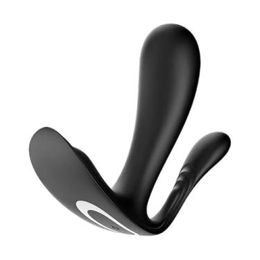 Imagem de Vibrador SF Top Secret+ Connect App – Estimulação do Ponto G e Anal – 2 Motores – Controle via App – Impermeável (PRETO) (Preto)