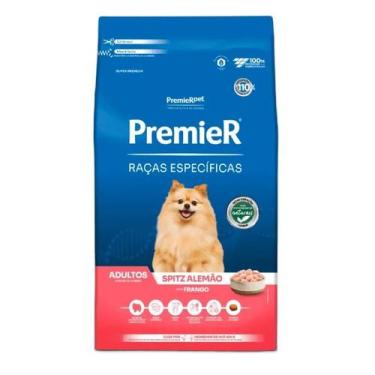 Imagem de Ração Premier Raças Específicas Spitz Alemão Cães Adultos Frango 2,5kg