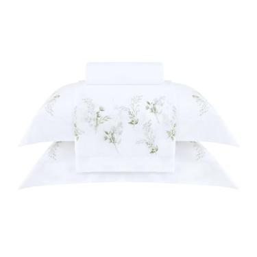 Imagem de Jogo de Cama Queen Buddemeyer Gran Percalle Blanche Estampado 4 peças