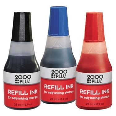 Imagem de Refil de tinta 2000Plus para carimbos autotintados, garrafa de apertar de 25 cc (25 g), azul - COS032961