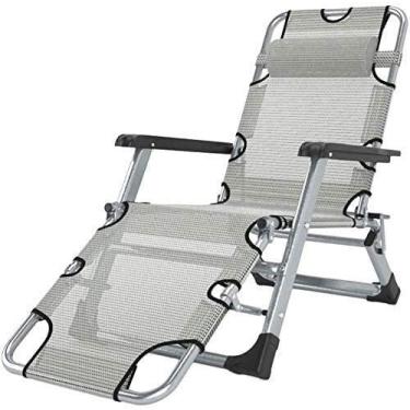 Imagem de Espreguiçadeira, cadeiras reclináveis, cadeira de balanço de jardim para adultos em gravidade zero para terraço coberto de pátio ao ar livre varanda frontal suporte barra dobrável 200 kg cadeira