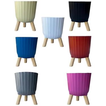 Imagem de Kit com 2 – Cachepô Tripé para Vaso 13 – Cor Sortida