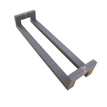 Imagem de SENNIAN Maçaneta de porta de vidro de aço inoxidável para casa, puxadores de porta de chuveiro de substituição, maçaneta de porta de madeira deslizante para sala de conferências, maçanetas de porta de