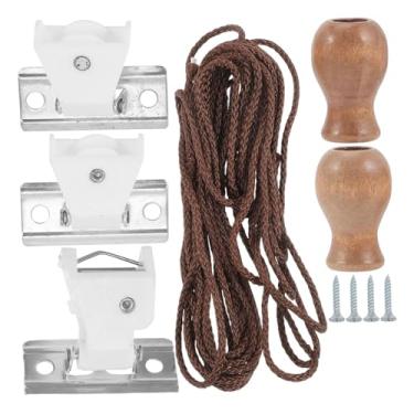 Imagem de ＫＬＫＣＭＳ Kit de acessórios para persianas de rolo, peça de reparo para persianas, corda metálica de 3 metros, ferramenta de reparo para sala de estar, faça