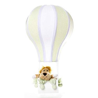 Imagem de Potinho de Mel Meio Balão Floresta Quarto Bebê Infantil Menina Menino Verde