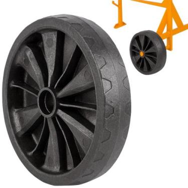 Imagem de Roda Plástica Maciça Bitorneira Todos Modelos Até 150 Litros Aro 8 - 2