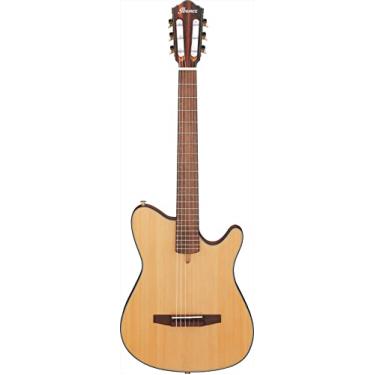 Imagem de Ibanez FRH10NNTF Thinline Nylon Acoustic-electric Guitar - NaturalQ