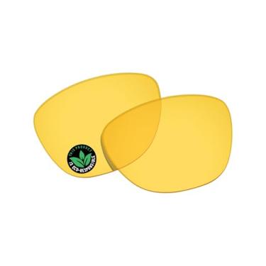 Imagem de Raydi Lentes de reposição de policarbonato para óculos de sol RayBan RW4014 Skyler (Gen 2) 52 mm - amarelo transparente - não polarizado