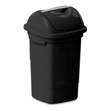 Imagem de Lixeira Basculante Plastica Cozinha Banheiro 30L Plasvale