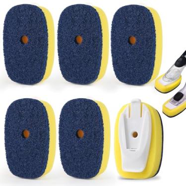 Imagem de Refil de escova de esponja para escova de pratos OXO pacote com 6 refis de saboneteira