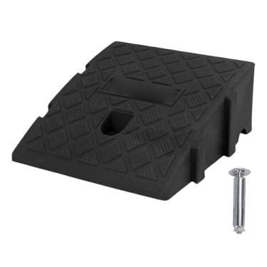 Imagem de SUNGOOYUE Rampa do Meio-fio, Rampa de Calçada Texturizada Antiderrapante de 13 Cm de Com Conexão de Fivela para Carros, Suvs, Motocicletas, Bicicletas Elétricas (black)