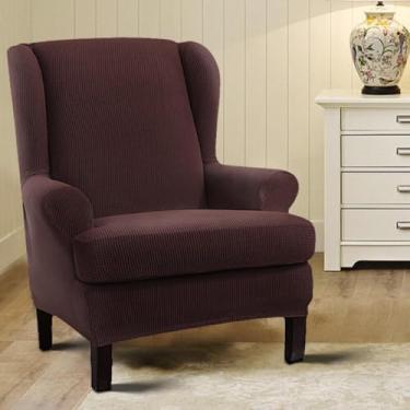 Imagem de Capa elástica para sofá, poltrona, protetor de móveis, macio com fundo elástico, para sala de jantar, escritório, decoração de casa, sala de estar - tamanho regular