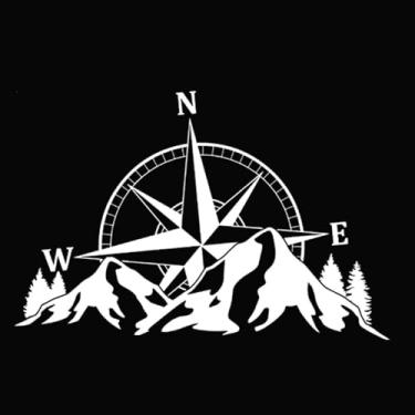 Imagem de Generic Adesivo decorativo impermeável para capô, antirriscos, para carros, SUVs, motorhomes e outros veículos, S White