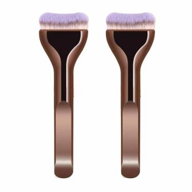 Imagem de Conjunto de pincéis de base, corretivo, pincel de pó, pincel de base líquida, conjunto de pincéis de maquiagem profissional para olhos e rosto,