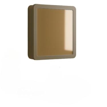 Imagem de Armario com espelho, para banheiro, armario de sobrepor e embutir, armario moderno(" CINZA ")