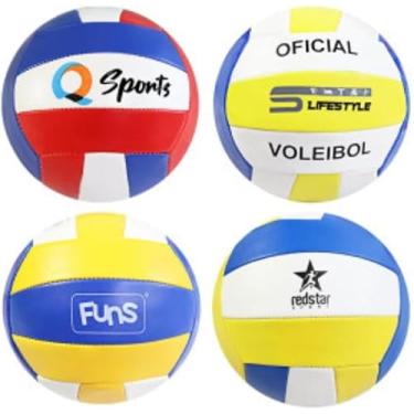 Imagem de Bola de Vôlei Oficial Tamanho N5 Matrizada | Vinil e PVC de Alta Durabilidade | Resistente à Água | Circunferência 66-67cm | Alta Aderência | Ideal para Treino e Lazer | Cor Sortida