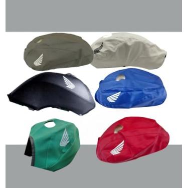 Imagem de Capa Tanque Honda Cg 125 Cargo Fan Titan De 2000 A 2008 (Preto)