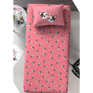 Imagem de Jogo Cama Solteiro Infantil Bulldog Francês