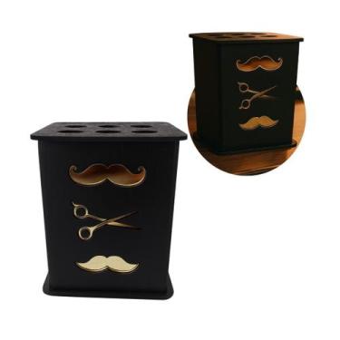 Imagem de Suporte para Tesouras em MDF Barbearia Organizador Decoração - CWR Ate