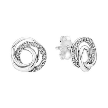 Imagem de Brincos De Argola Dupla Em Prata 925 Com Borboleta Para Mulheres, Joia