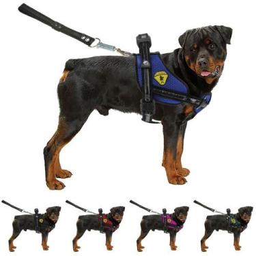 Imagem de Peitoral Para Cachorro Com Regulagem Para Raças Pequenas Médias E Gran