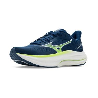 Imagem de Mizuno Tênis masculino Wave Inspire 22, Azul/branco, 39
