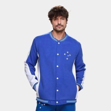 Imagem de Jaqueta College Cruzeiro 2025 Masculina, Azul, M