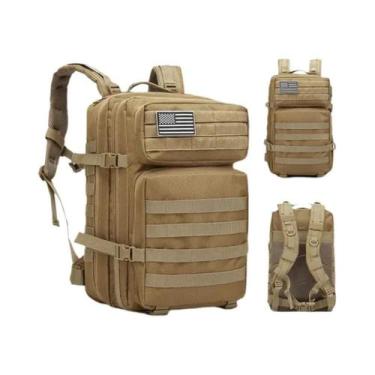 Imagem de Mochila Tática Grande De 25L 50L Molle Para Atividades Ao Ar Livre, Ca