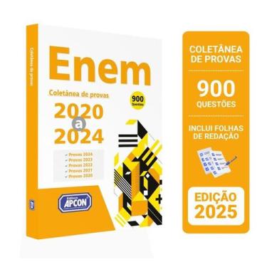 Imagem de Coletânea de Provas ENEM  900 Questões das Edições 2020 a 2024 - Edito