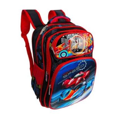 Imagem de Mochila Infantil Escolar Menino Bolsa Altura 40cm Grande Impermeável Moderna Confortavel-Unissex