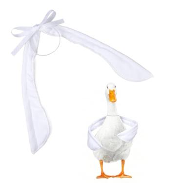 Imagem de Gsbnjuy Asa de ganso articulável para varanda ajustável de 58 a 71 cm, alpendre, braços, asas brancas, acessórios de roupa de ganso para outono, Halloween, Natal, festa, jardim, jardim, decoração de