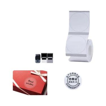 Imagem de Papel De Etiqueta De Transferência Térmica Colorido Niimbot M2 Branco 
